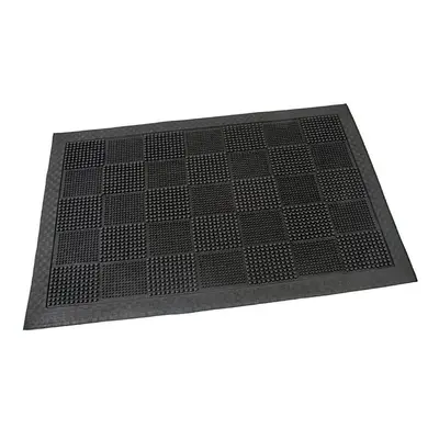 Gumi tisztítószőnyeg Pin Squares 40 x 60 x 0,7 cm, fekete