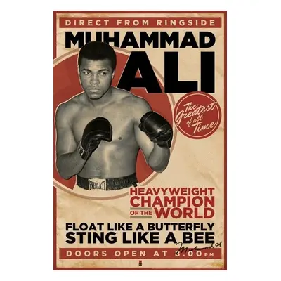 Plakát Muhammad Ali - vintage