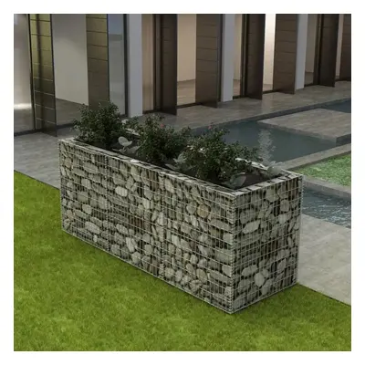 vidaXL acél gabion magaságyás 270 x 90 x 100 cm