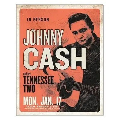 Fém tábla Johnny Cash & His Tennessee Two