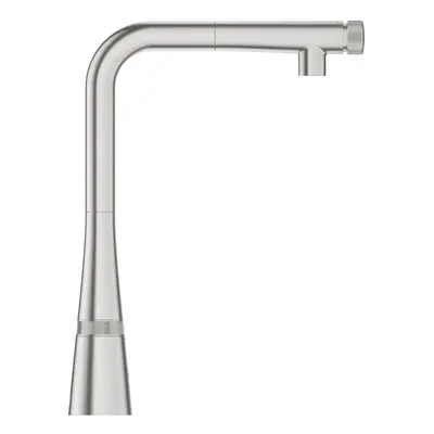 Mosogató csaptelep Grohe Zedra Smartcontrol forgó karral supersteel 31593DC2