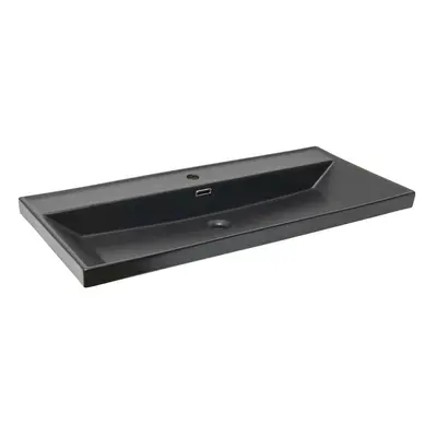 Cabinet washbasin SAT B-Way 101x46,5 cm black matt SATBW10046BKM