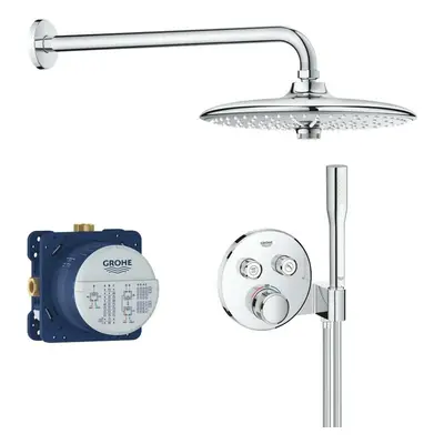 Zuhanyrendszer Grohe GROHTHERM SMARTCONTROL termosztatikus csapteleppel króm 34744000