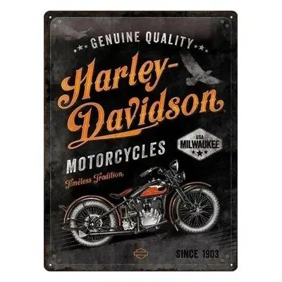 Fém tábla Harley-Davidson - Timeless Tradition