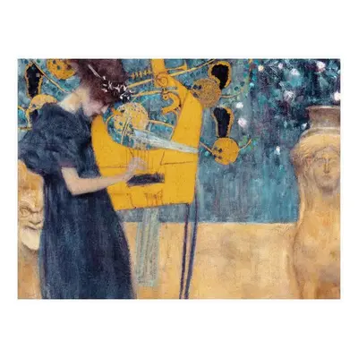 Reprodukció The Music, Gustav Klimt