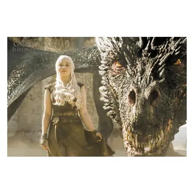 Művészi plakát Game of Thrones - Mother of Dragons