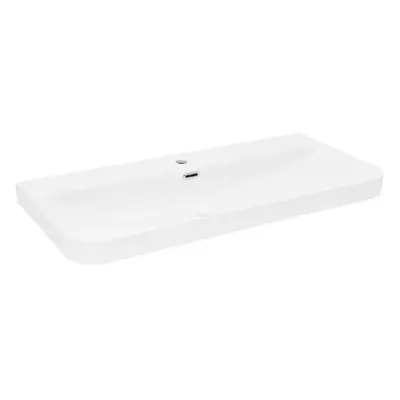 Cabinet washbasin SAT Fusion 100,6x46 cm white matt SATBW10046MW