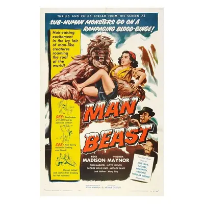 Illusztráció Man Beast 1956