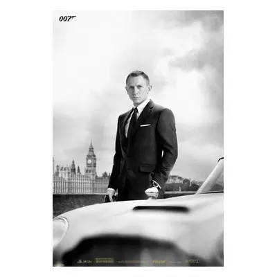 Plakát JAMES BOND 007 - skyfall / bond & DB5