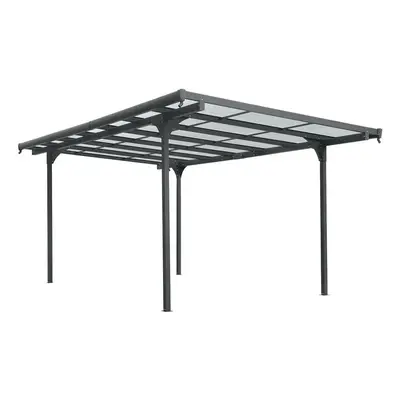 alumínium pergola LANITPLAST ALU 53 antracit + bronz PC LG4121