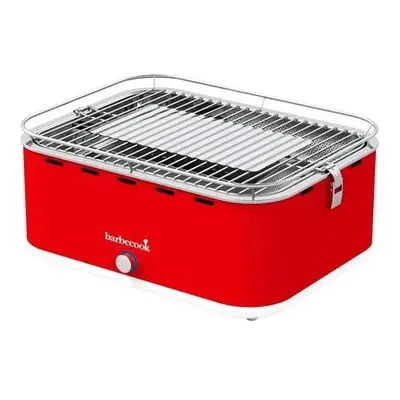 Barbecook BC-CHA-1019 Carlo asztali faszenes grill, piros, 44x33x21cm