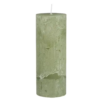 IB Laursen RUSTIC GREEN TEA zöld oszlop gyertya 18 cm