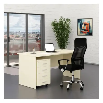 Irodabútor szett SimpleOffice 1, 160 cm, nyír