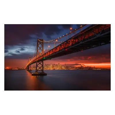 Fotográfia Fire over San Francisco, Toby Harriman