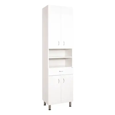 Fürdőszobaszekrény magas Keramia Pro 50x192x33,3 cm fehér lesk PROV50DV