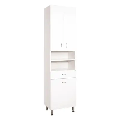 Fürdőszobaszekrény magas Keramia Pro 50x192x33,3 cm fehér lesk PROV50K