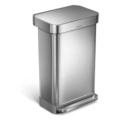 Szemétkosár szabadon álló Simplehuman Pedal bin 45 l szálcsiszolt rozsdamentes acél matt SHCW202