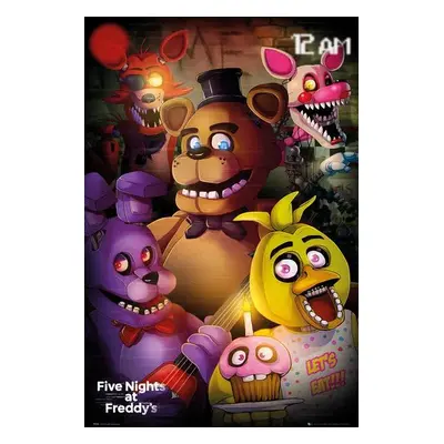 Plakát Five Nights At Freddys - 12 AM