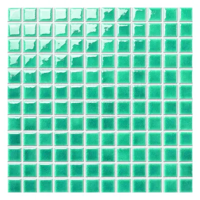 Kerámia mozaik Premium Mosaic light green 30x30 cm fényes MOS23LGR