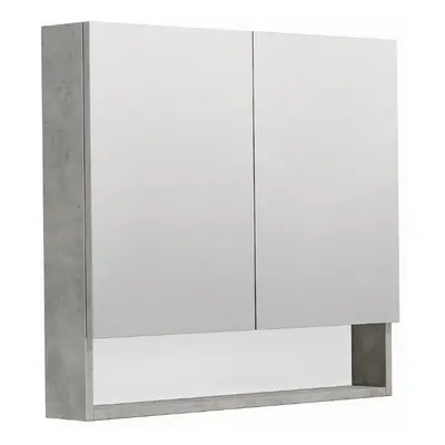 Tükörszekrény SAT Cubeway 80x14x72 cm laminált beton GALCU80BE