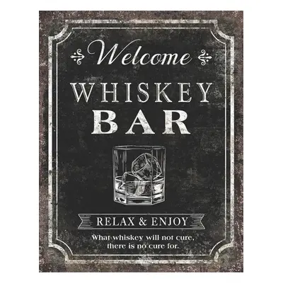 Fém tábla Whiskey Bar