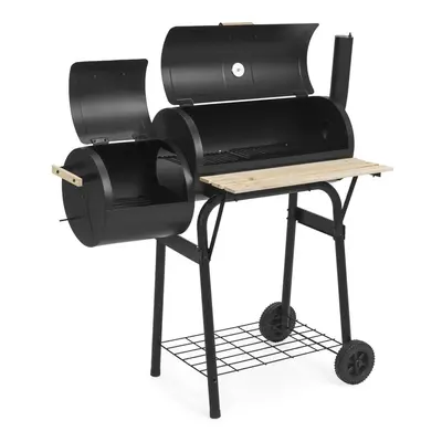 2in1 faszenes BBQ grill és smoker