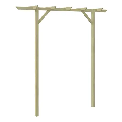 vidaXL fa kerti pergola 205 x 40 x 203 cm