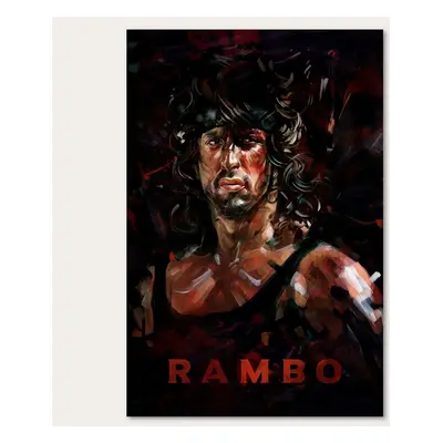 Gario Vászonkép Rambo, Sylvester Stallone - Dmitry Belov Méret: 40 x 60 cm