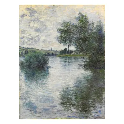 Reprodukció The Seine at Vetheuil (1879), Claude Monet