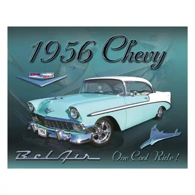 Fém tábla CHEVY 1956 - bel air