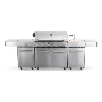 G21 Nevada BBQ konyha Premium Line gázgrill, 8 égőfej + ajándék nyomáscsökkentő (6390340)