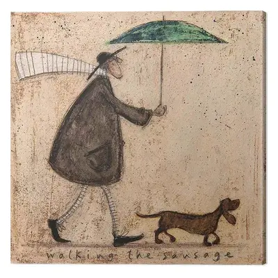 Vászonkép Sam Toft - Walking the Sausage