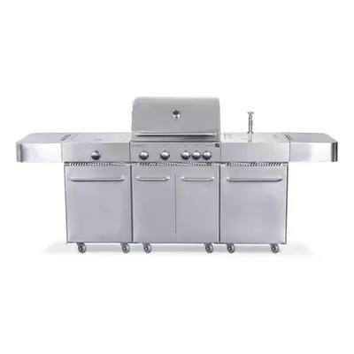 G21 Arizona BBQ Premium Line gázgrill, 6 égőfej + nyomáscsökkentő (6390330)