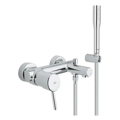 Kád csaptelep Grohe Concetto New zuhanyszettel együtt 150 mm króm 32212001