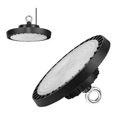 Ipari függőlámpa, High Bay, UFO LED 100W, 11000lm, alumínium és PC