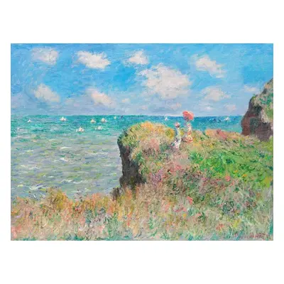 Reprodukció Cliff Walk at Pourville, Claude Monet