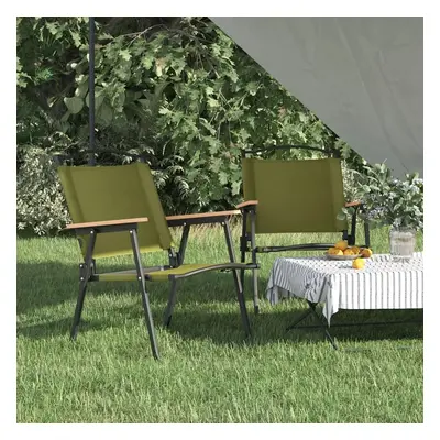 vidaXL 2 db zöld oxford szövet camping szék 54x55x78 cm