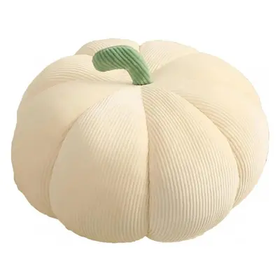 PUMPKIN sütőtök formájú díszpárna 18 cm, krémszínű