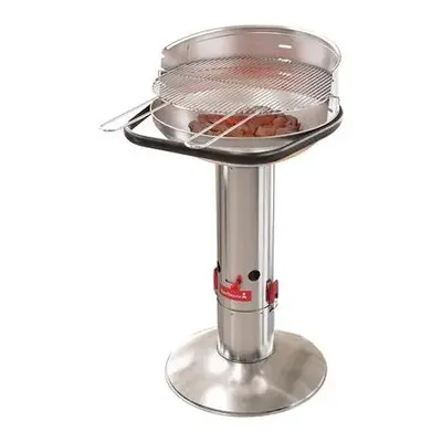 Barbecook BC-CHA-1005 Loewy 50 SST rozsdamentes acél faszenes grill, 51,5x56x99cm