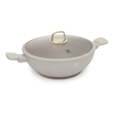 BerlingerHaus Wok fedővel (30 cm) Sahara Collection BH/8065