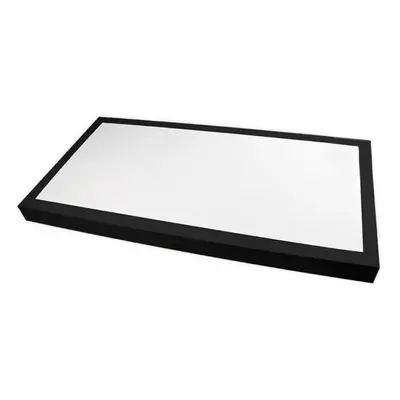 SMD LED fali lámpatest, 30W, 4500K panel fény, téglalap alakú, 30 x 60 cm, fekete