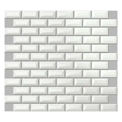 Mozaik Premium Mosaic fehér 30x30 cm fényes MOS2348WH