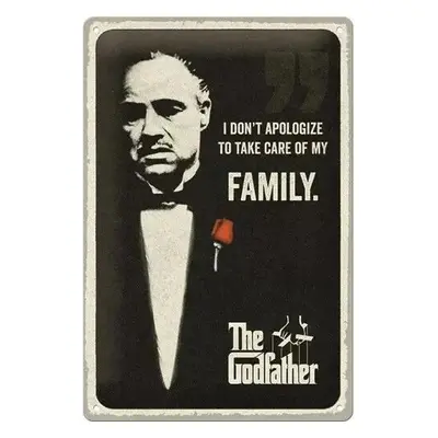 Fém tábla The Godfather - I don't apologize