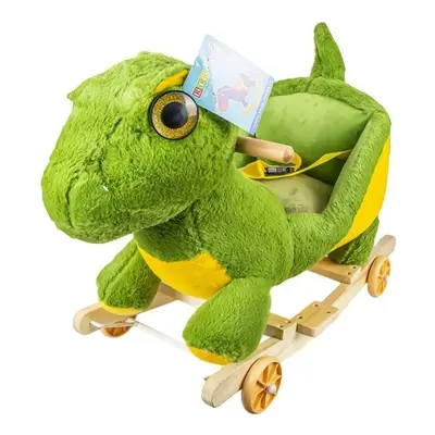 Roben Toys dinoszaurusz baba hintaszék, biztonsági öv, kerekek, dalok