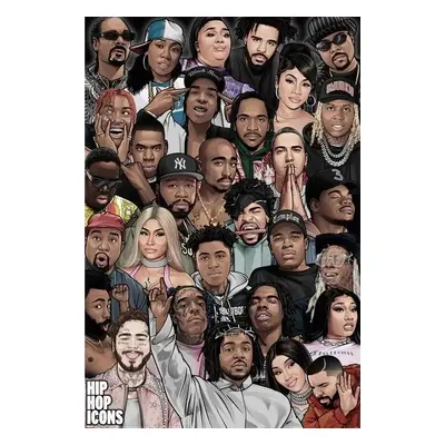 Plakát Hip Hop - Icons