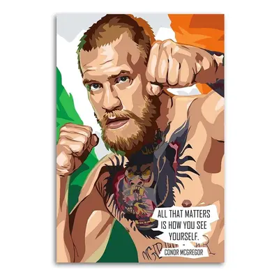 Gario Vászonkép Conor McGregor - Nikita Abakumov Méret: 40 x 60 cm