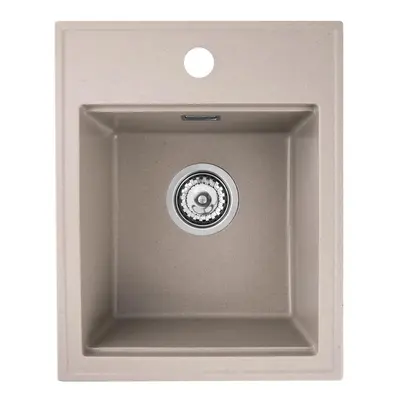 SINK Quality Mosogató Minőségi Ferrum Új 4050, 1 kamrás gránit mosogató 400x500x185 mm + króm sz