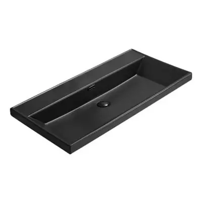 Cabinet washbasin SAT B-Way 81x46,5 cm black matt SATBW6046BKM