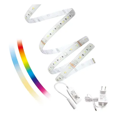 Szerszámlámpa - SMART LED szalag, 17W, RGB színek WIFI-n keresztül állítható + hálózati adapter,