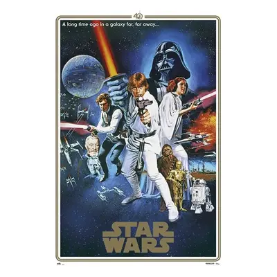 Plakát Star Wars - 40th Anniversary One Sheet